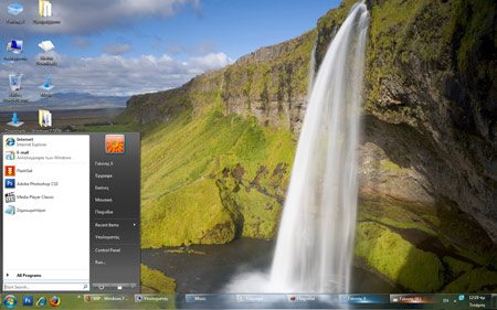Тема Windows 7 для Widows XP